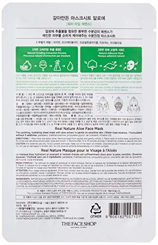 The Face Shop Real Nature Aloe Face Mask 1 Ea
