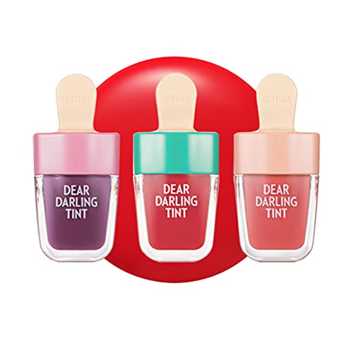 ETUDE Dear Darling Water Gel Tint Ice Cream Lip Stain with Gel Consistency Shade #18 RD307 4,5 G