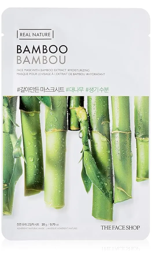 Face Mask - Real Nature with Bamboo Extracts 