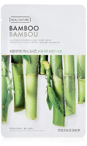 Face Mask - Real Nature with Bamboo Extracts 