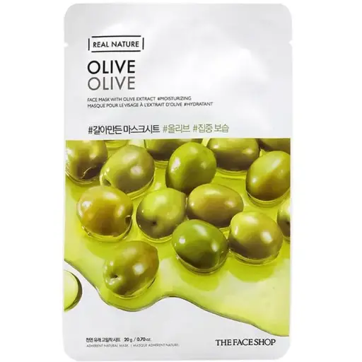The FACE SHOP Real Nature Sheet Mask Olive