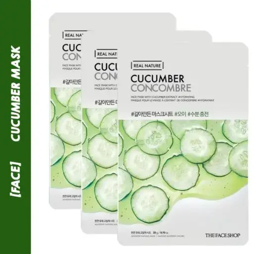 The Face Shop Real Nature Cucumber Face Mask 1 Ea