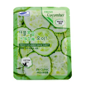 3W Clinic Mask Sheet - Fresh Cucumber 1 pc
